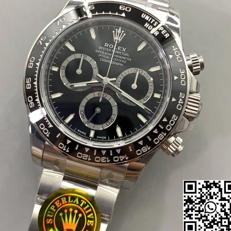 Factory VS Movement Rolex M126500LN-0002 4131 Black Daytona Cosmograph Bezel 0512